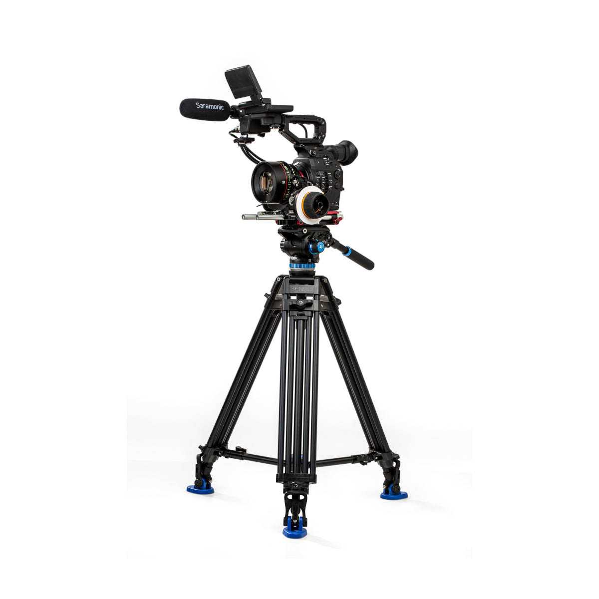 Videostatief dual tube met videokop S6PRO - Afbeelding 12