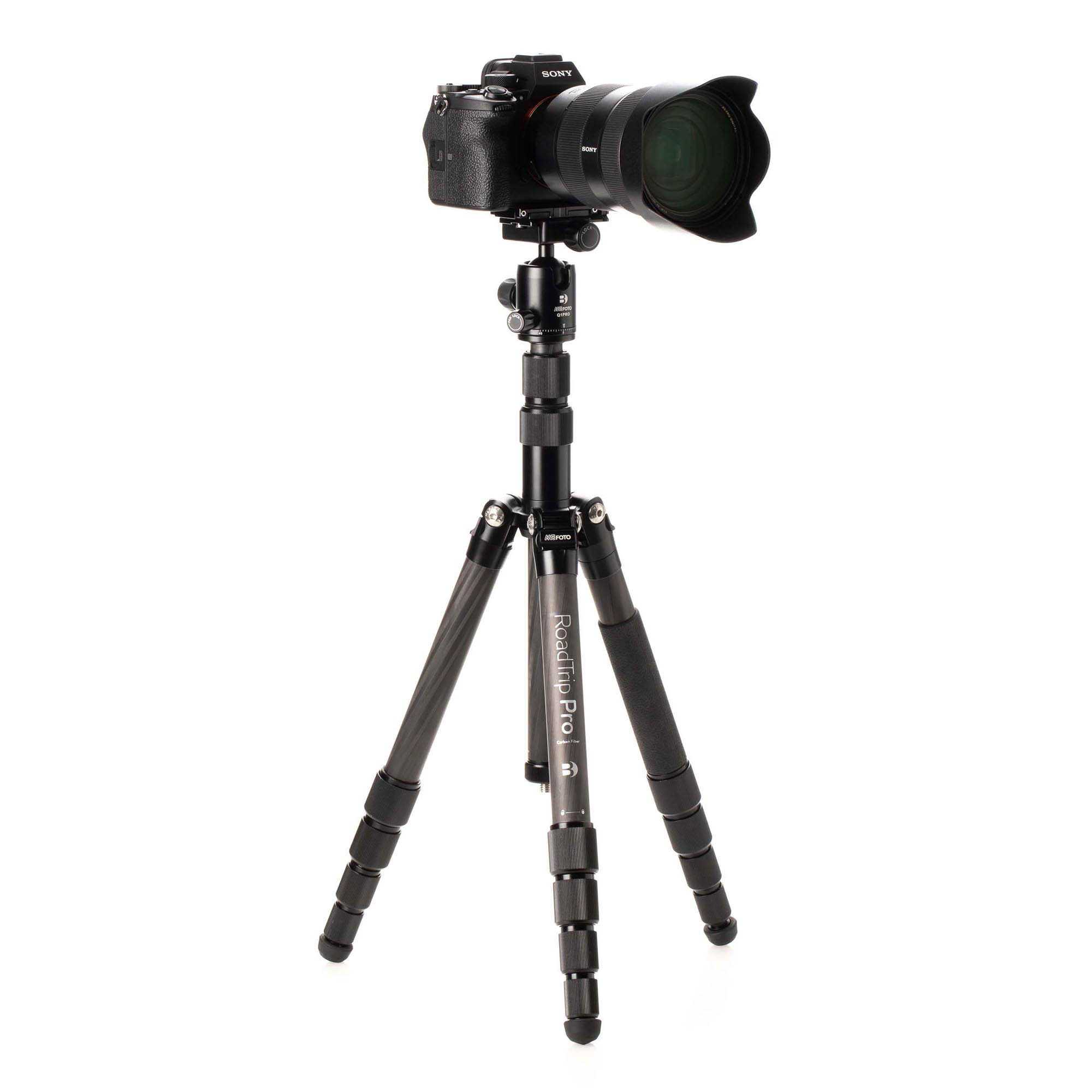 Reisstatief 6 in 1 met balhoofd - RoadTrip PRO Carbon - Afbeelding 13