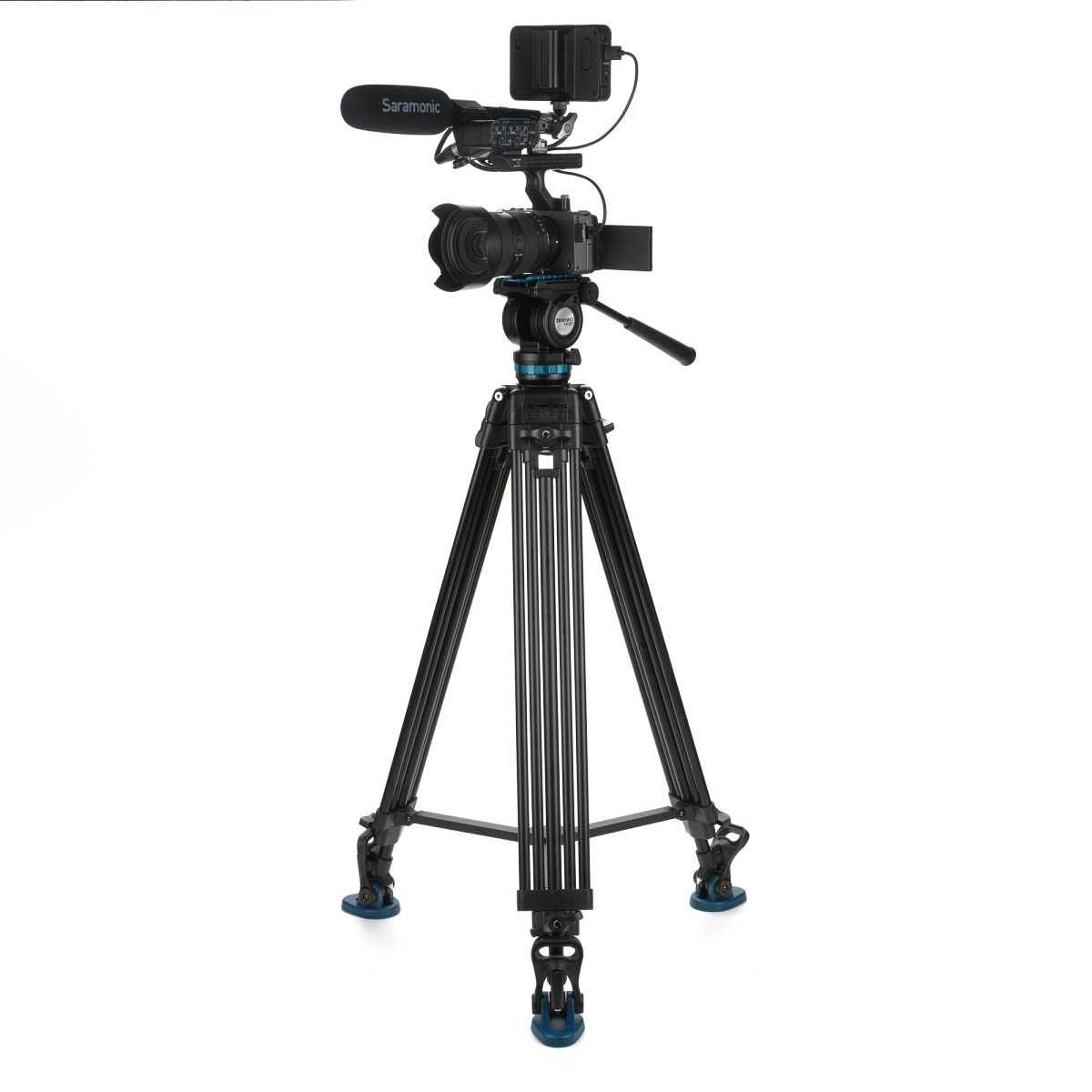 Videostatief dual tube met videokop - XL - Afbeelding 21