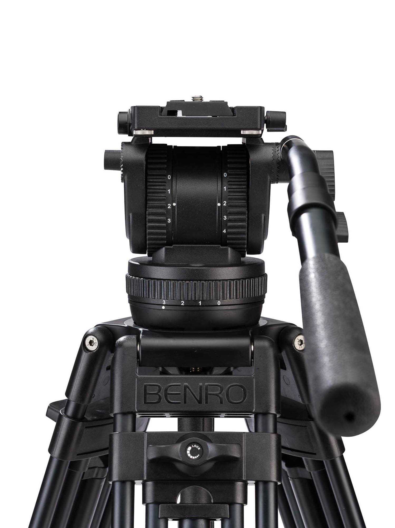 Videostatief dual tube met videokop BV10 - Professional - Afbeelding 8