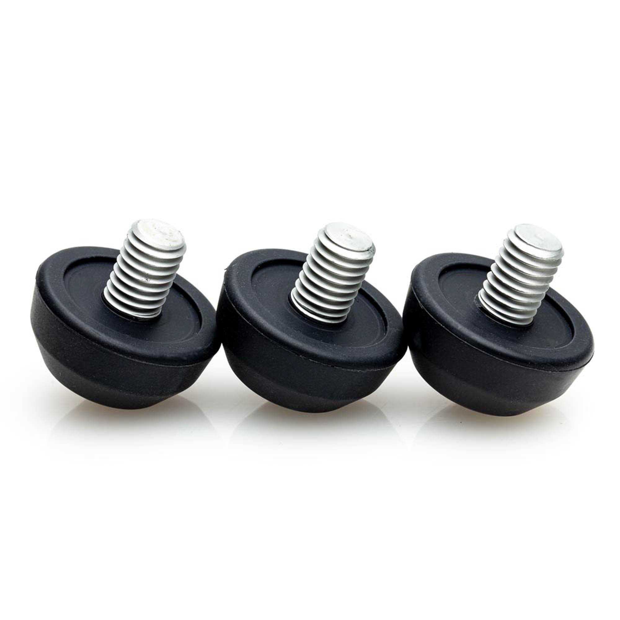 26mm rubber voetje 3 vlaks / schroefpootje 3/8-inch (3x) - Afbeelding 3