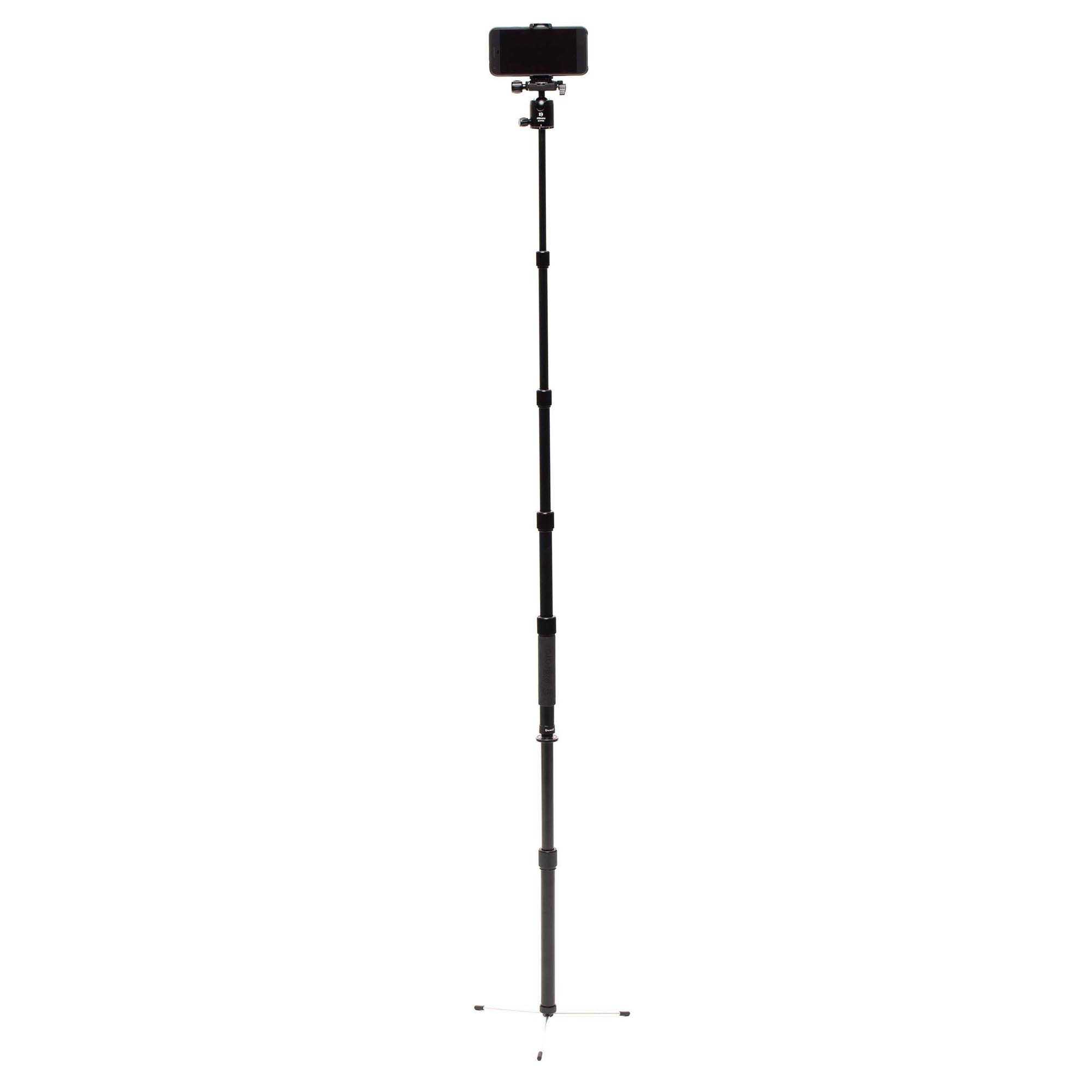 Reisstatief 6 in 1 met balhoofd - RoadTrip PRO Aluminium - Afbeelding 17