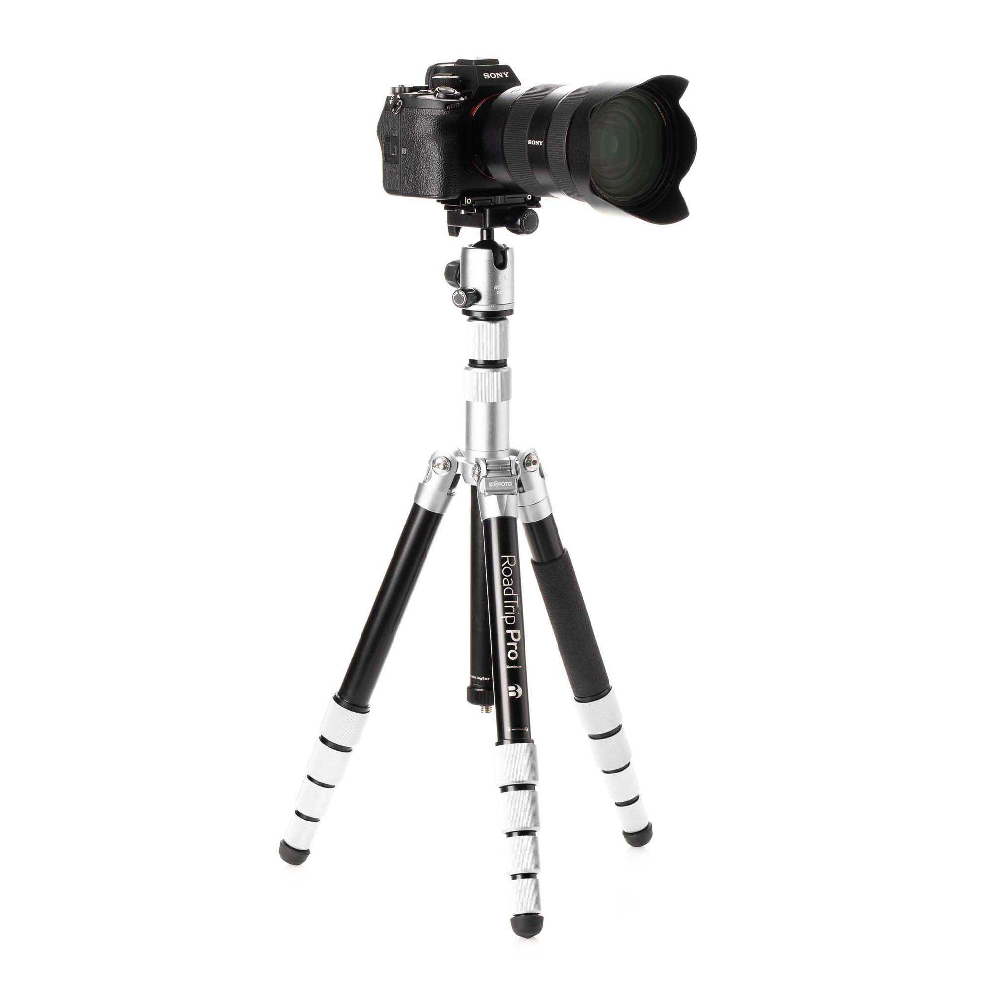 Reisstatief 6 in 1 met balhoofd - RoadTrip PRO Aluminium - Afbeelding 10