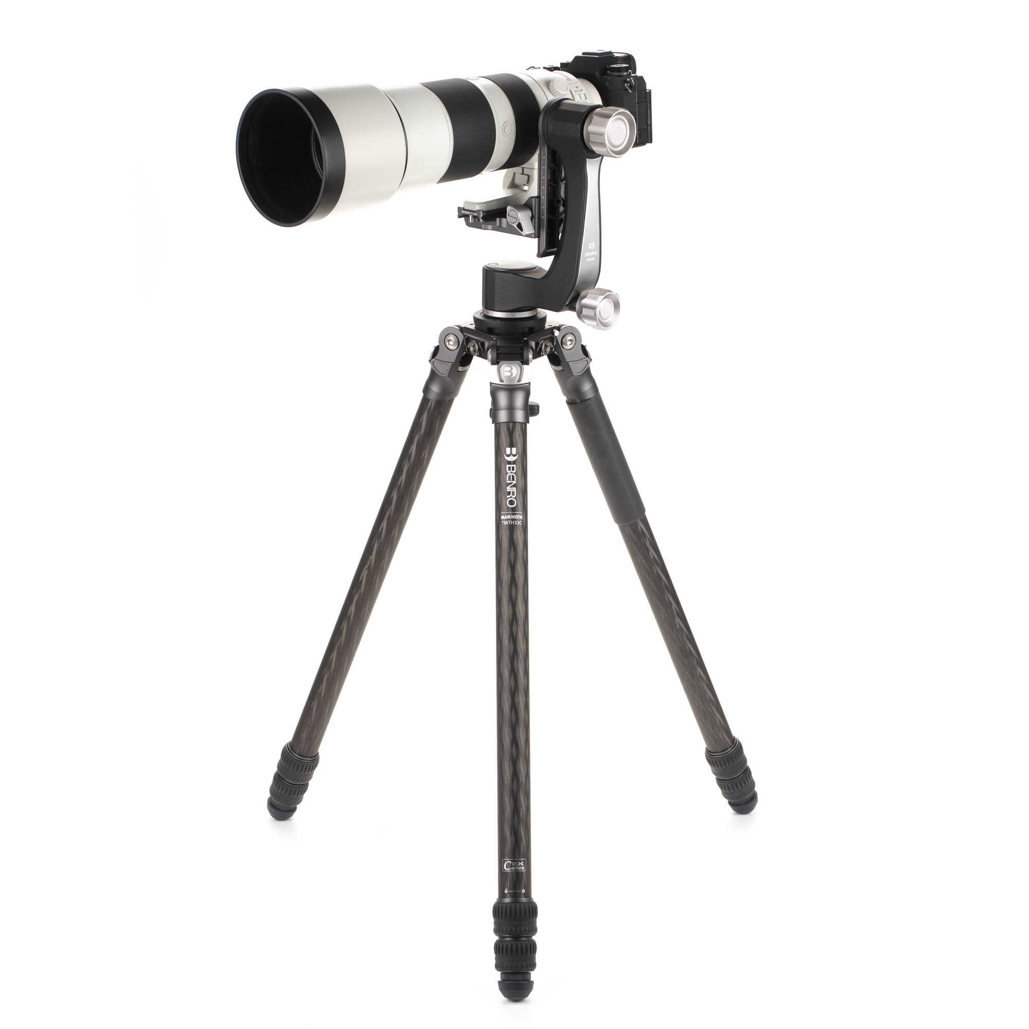 Statief zonder middenkolom - Carbon 3-serie 3 secties - Mammoth - Afbeelding 17