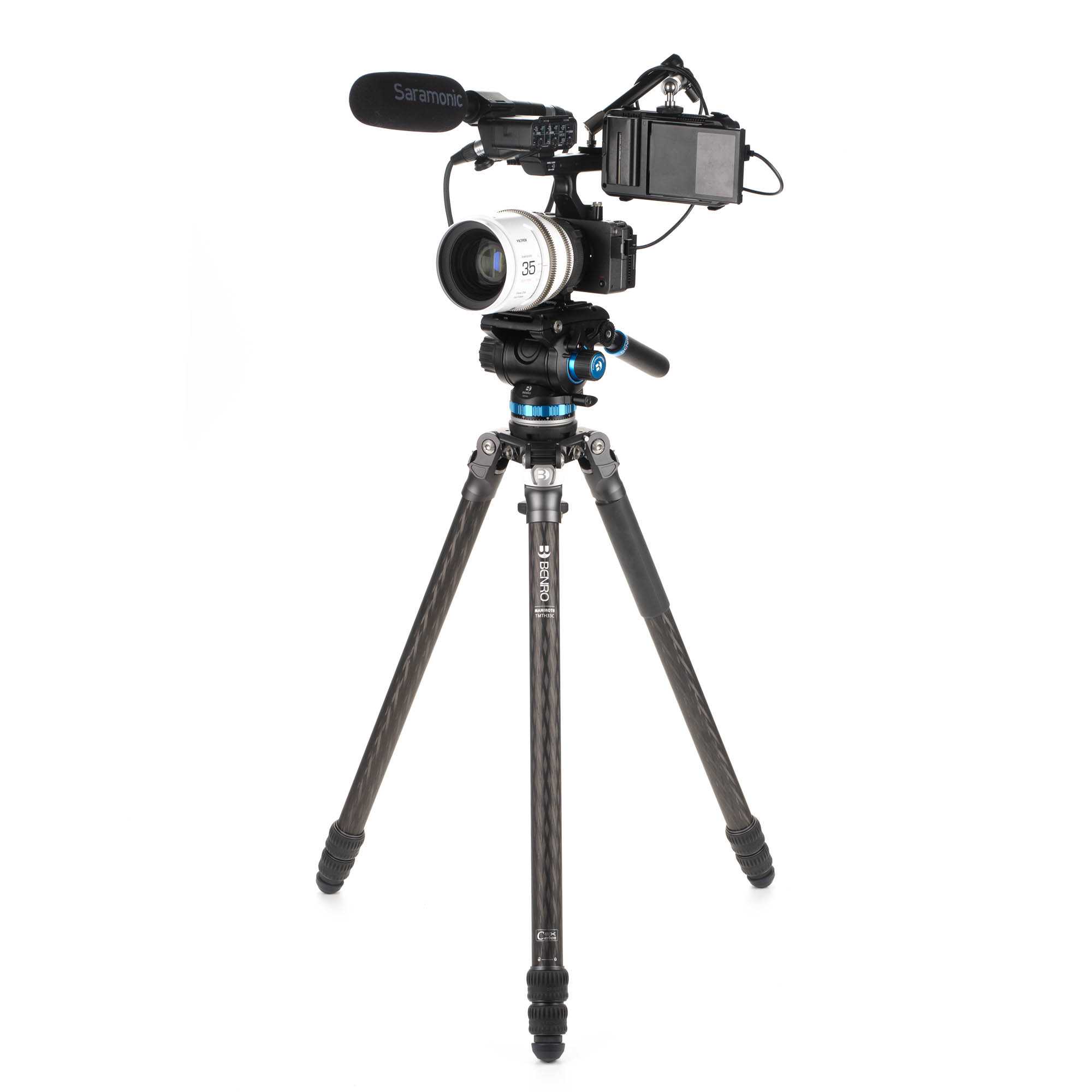 Statief zonder middenkolom - Carbon 3-serie 3 secties - Mammoth - Afbeelding 21