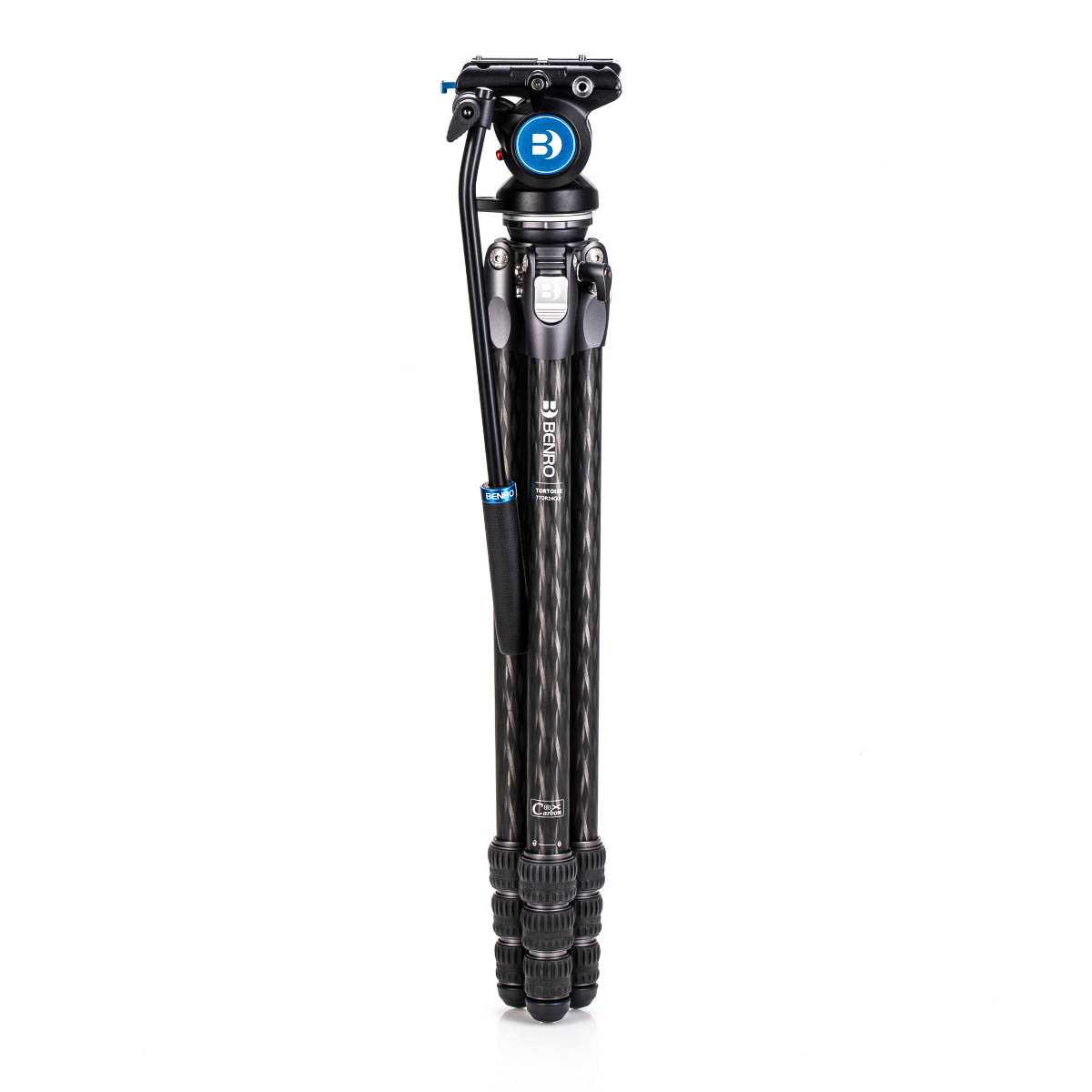 Videostatief single tube met videokop S4PRO - Tortoise Carbon 2-serie - Afbeelding 2