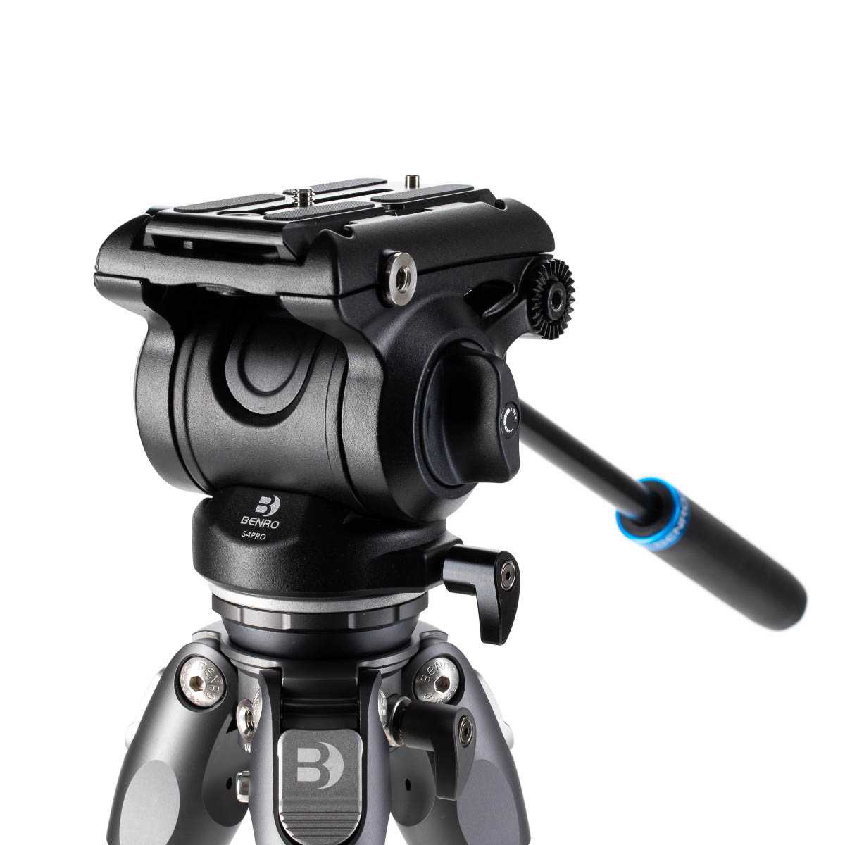 Videostatief single tube met videokop S4PRO - Tortoise Carbon 2-serie - Afbeelding 5