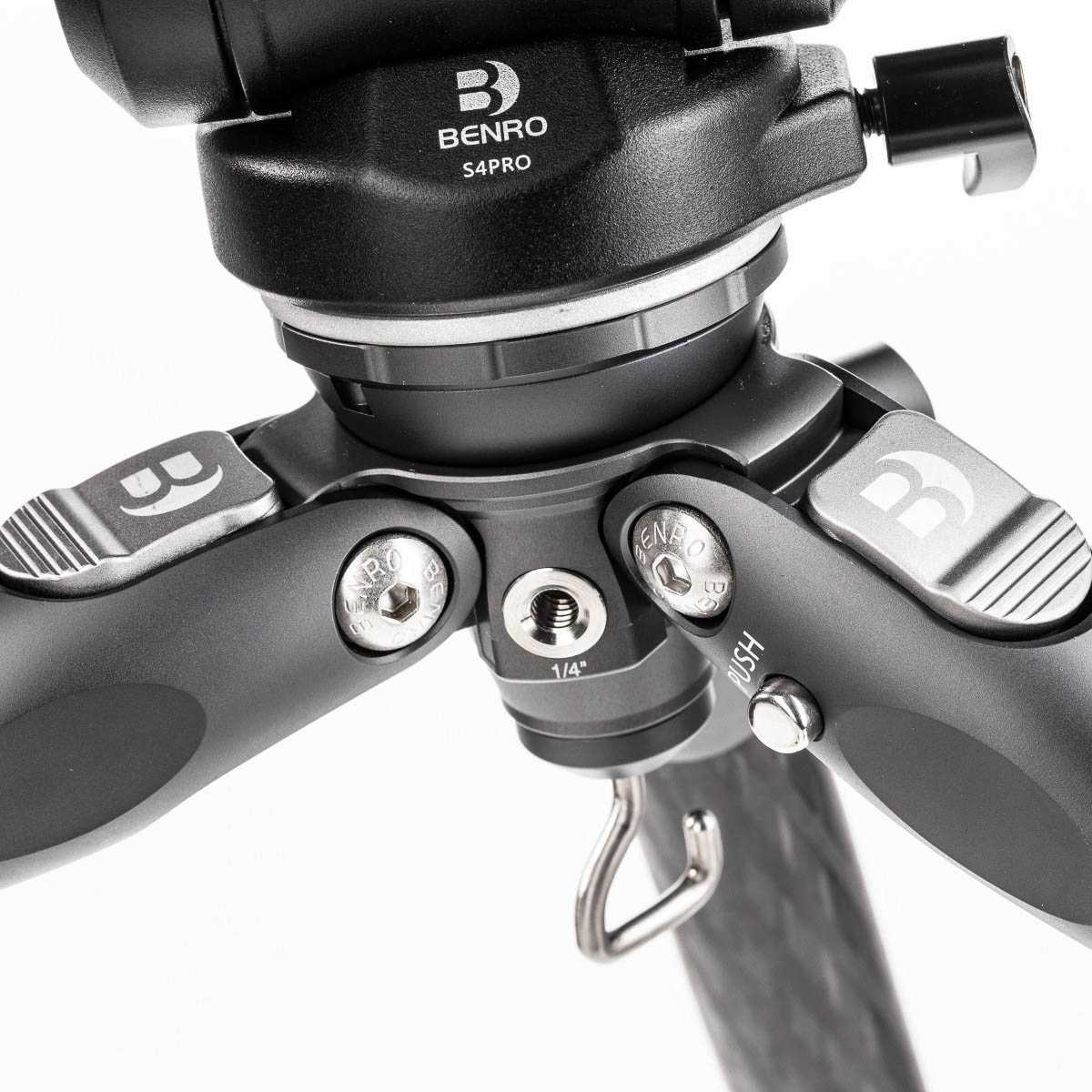 Videostatief single tube met videokop S4PRO - Tortoise Carbon 2-serie - Afbeelding 9